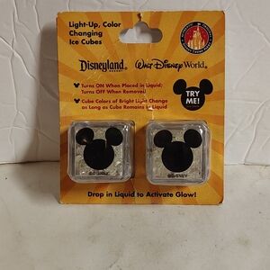 Disney Mickey Mouse Light Up Color Changing Ice Cubes Non Working NIP